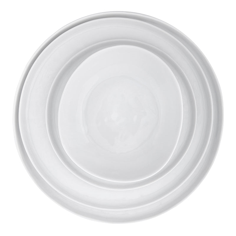Loza Porcelino Blanco Set de 4 Bowl de Sopa 21 cm