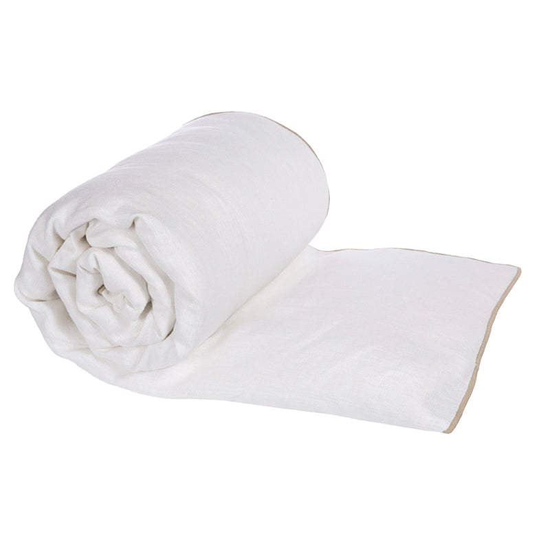 Funda Piecera Lino Chennai Blanc 85x200 cm