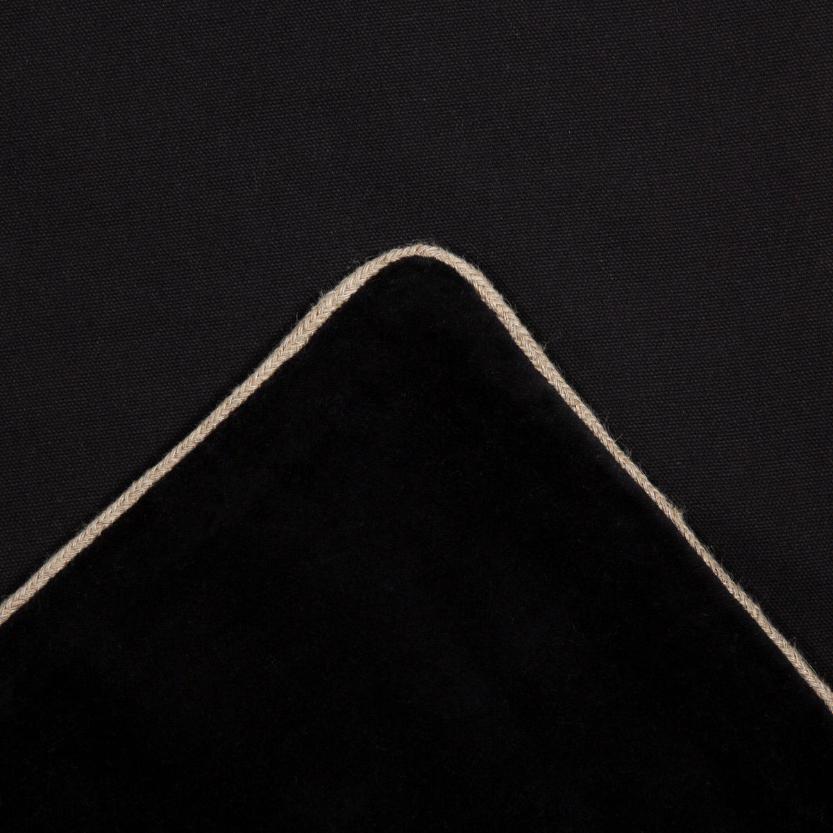 Funda Piecera Velvet New Delhi Noir 85x200 cm