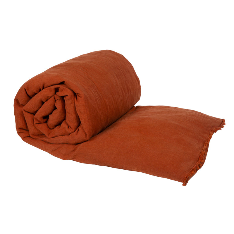 Funda Piecera Lino Viti Terre Brulee 85x200 cm