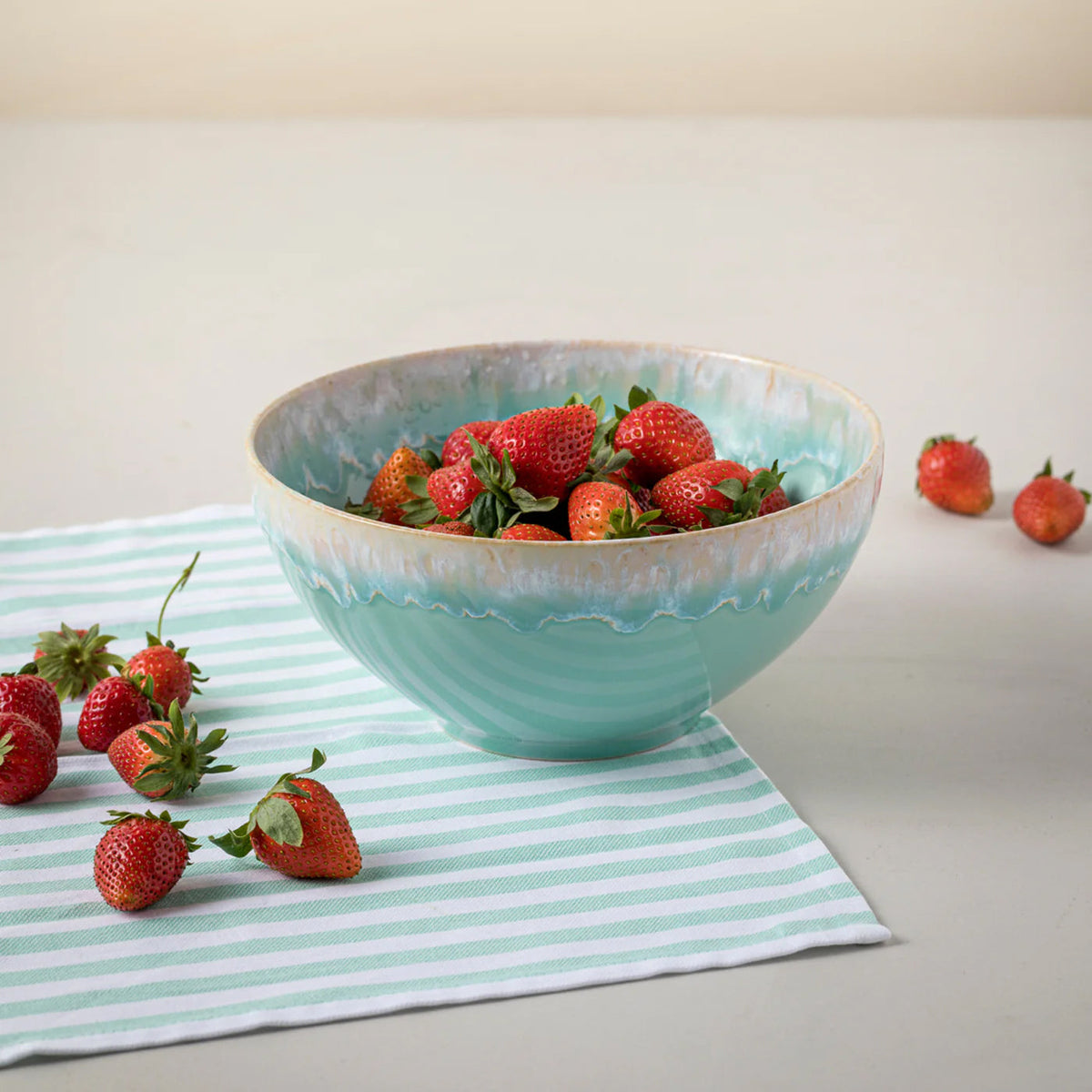 Bowl de Pasta y Ensalada Taormina 24 cm Aqua