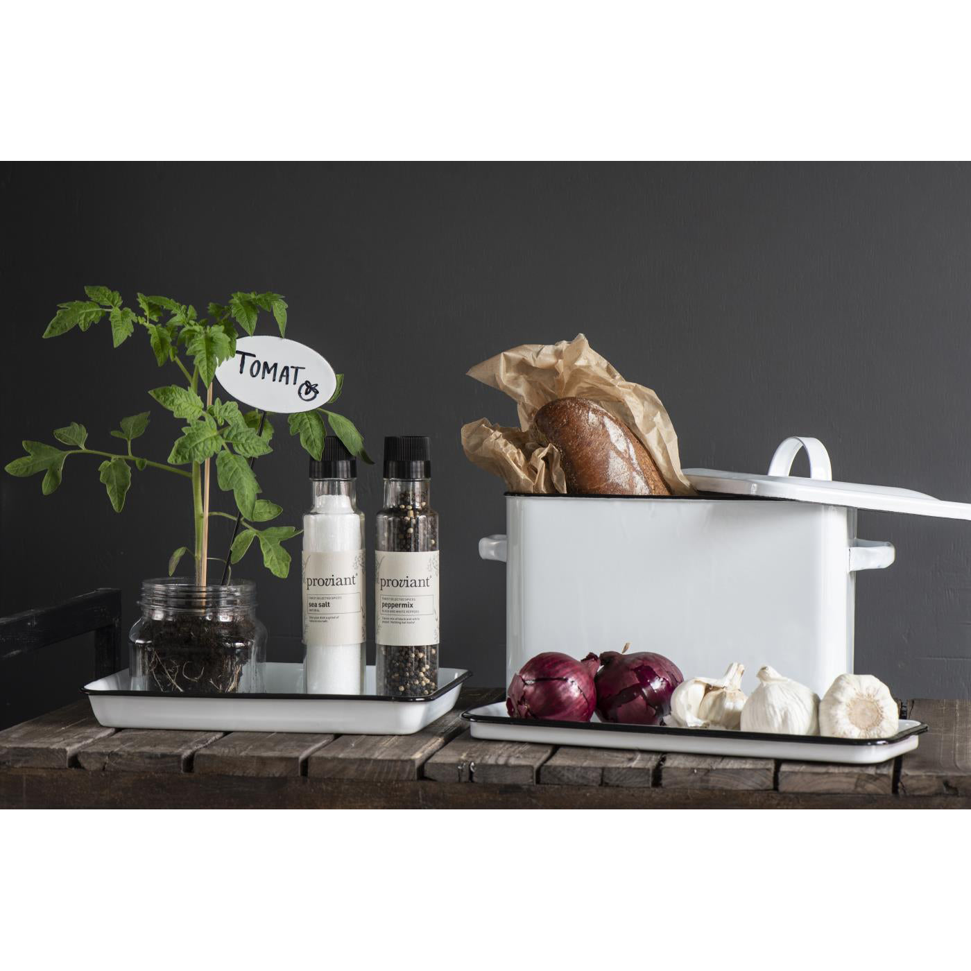 Bandeja Enlozada Rectangular