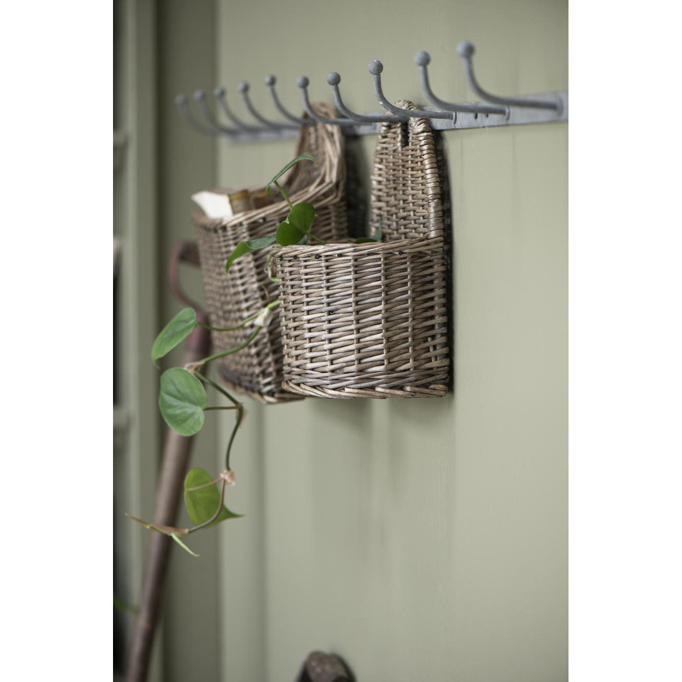 Rack Gris con 2 Ganchos