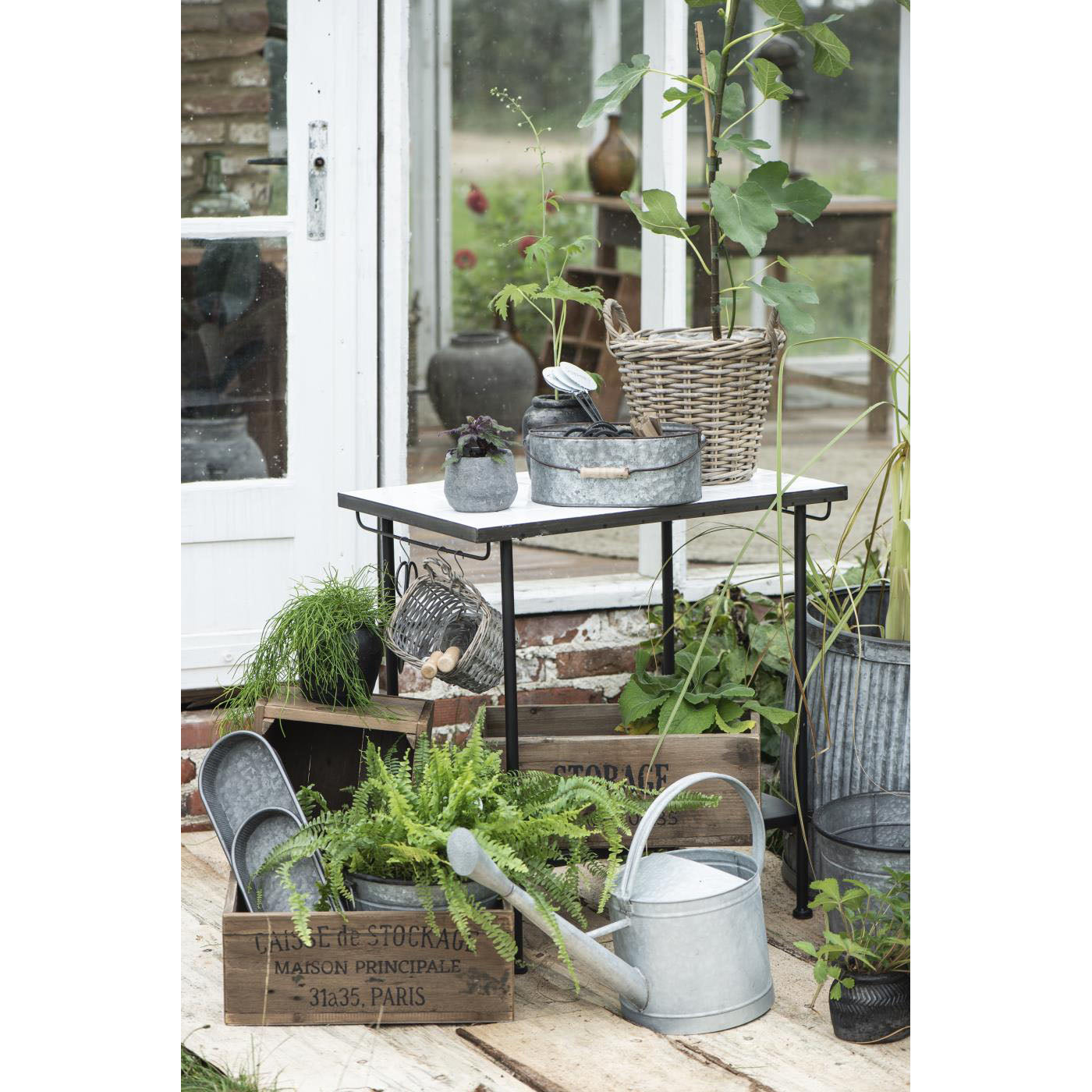 Set de Cajas Madera CAISSE de STOCKAGE - 2 unidades