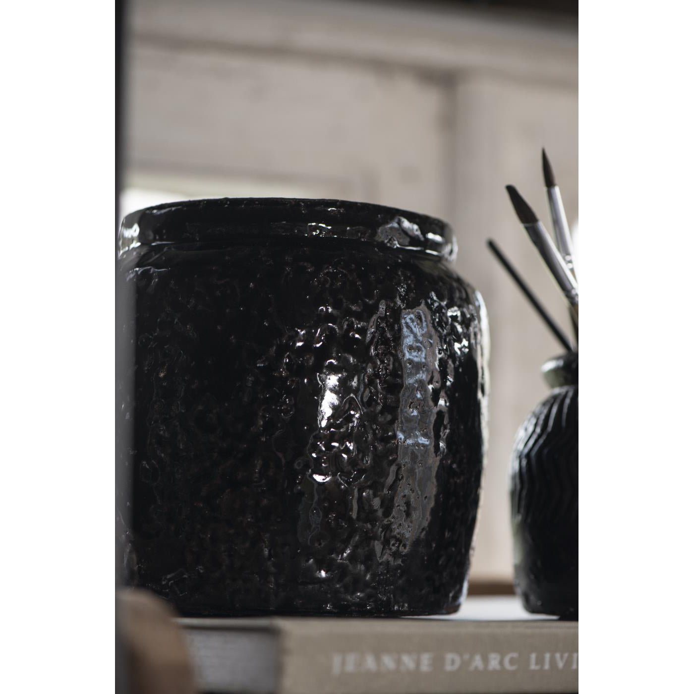 Pot Black Ocean Large