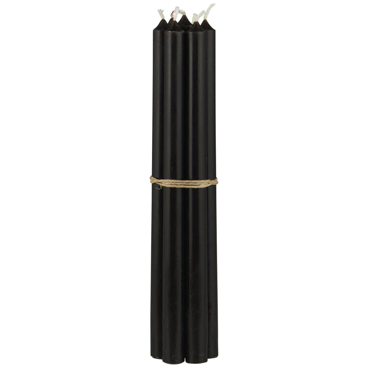Vela Taper Negro Ø:1.3 H:20 cm