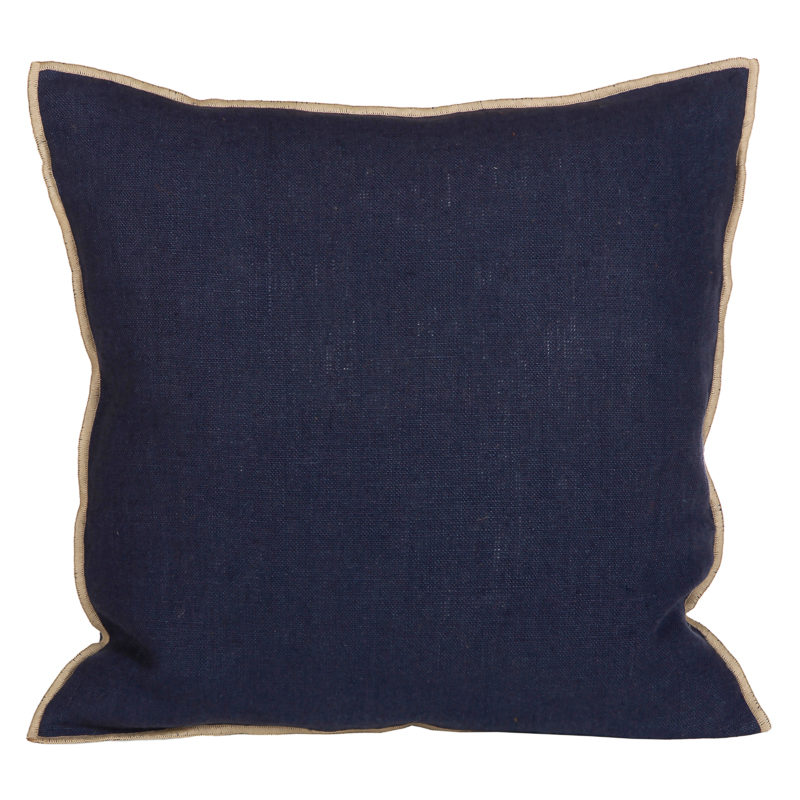 Funda Cojín Lino Chennai Denim 45x45 cm