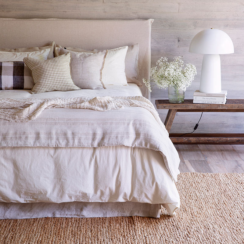 Funda Cojín Lino Cuba Lin 45x45 cm