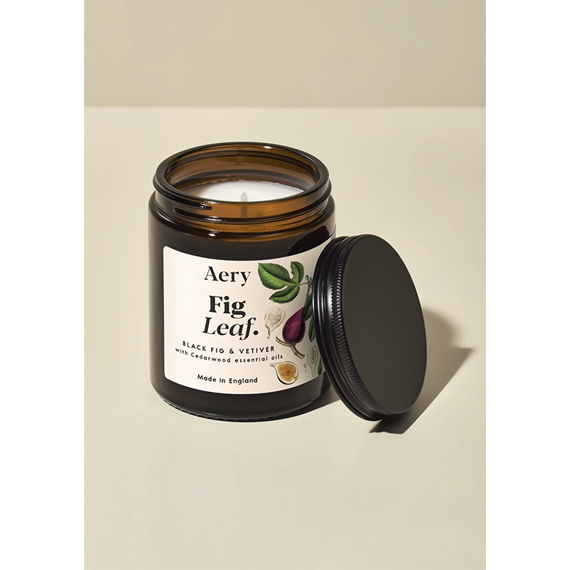 Aery Vela Botanical Vaso Ámbar Fig Leaf 140 g