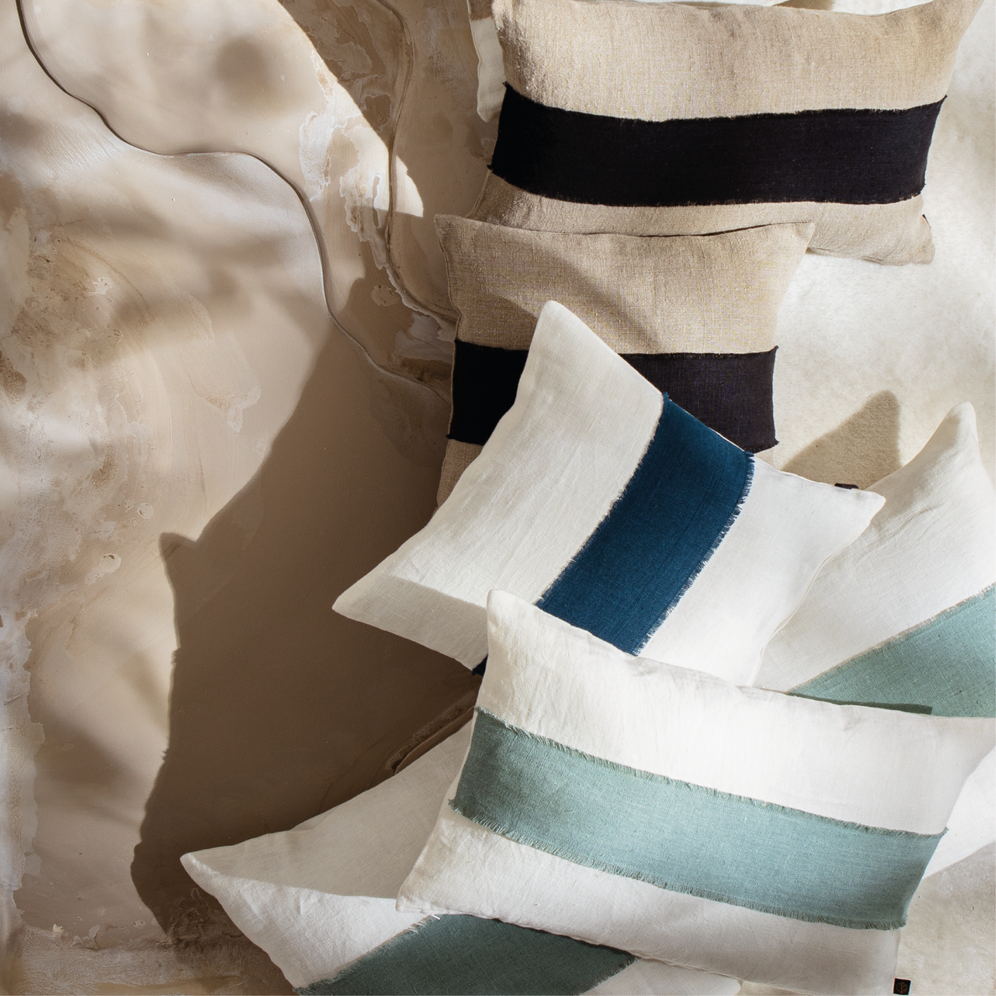 Funda Cojín Lino Goa Celadon 40x60 cm