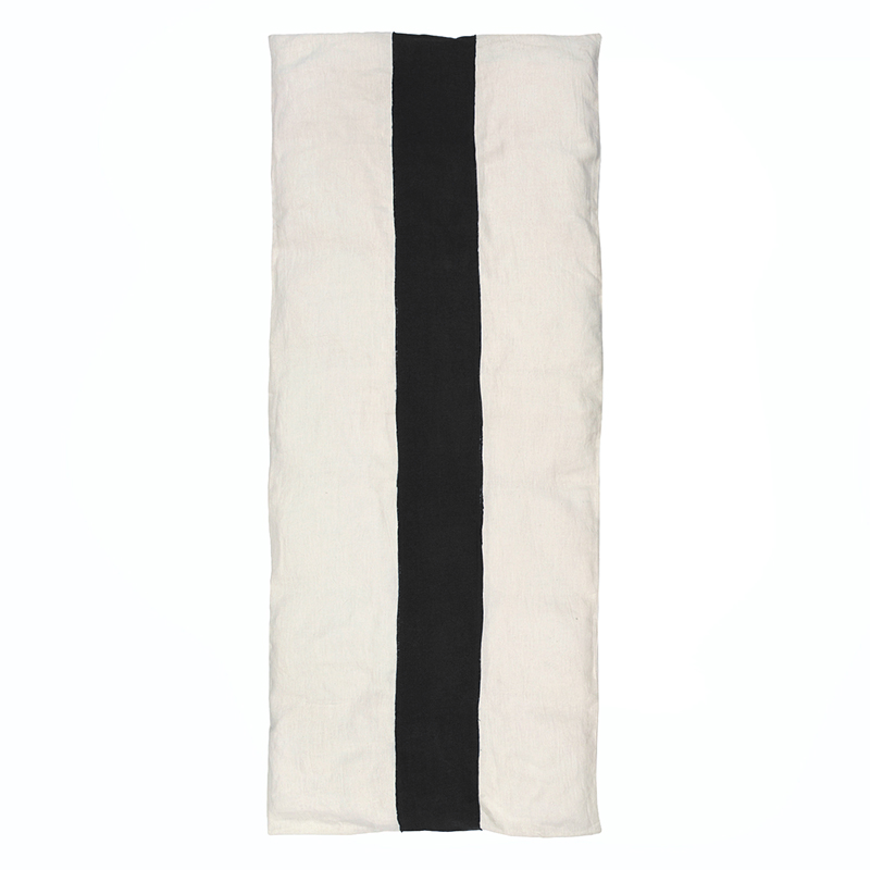 Funda Piecera Lino Goa Noir 85x200 cm