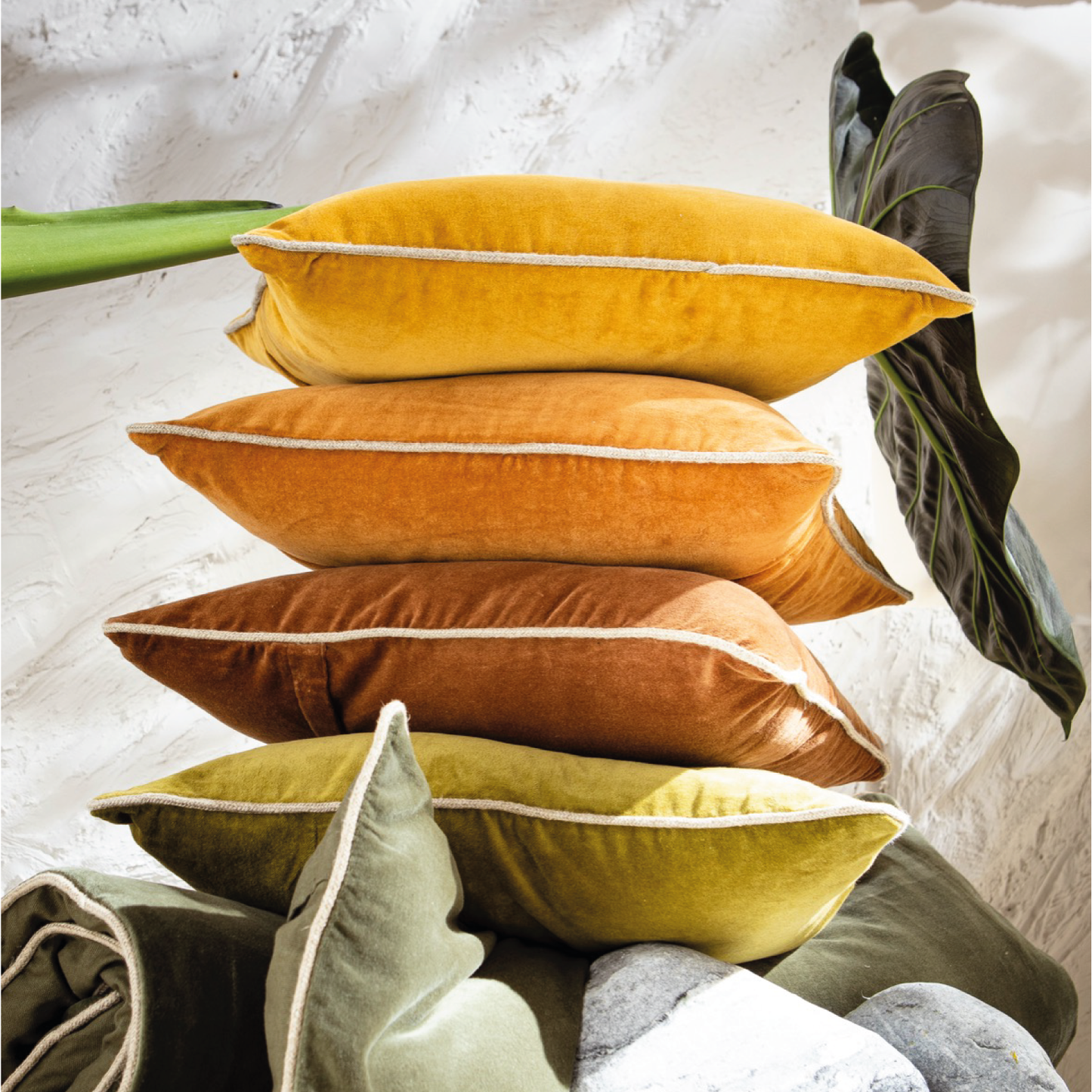 Funda Cojín New Delhi Chamois 40x60 cm