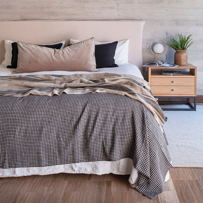 Funda Cojín New Delhi Craie 55x110 cm