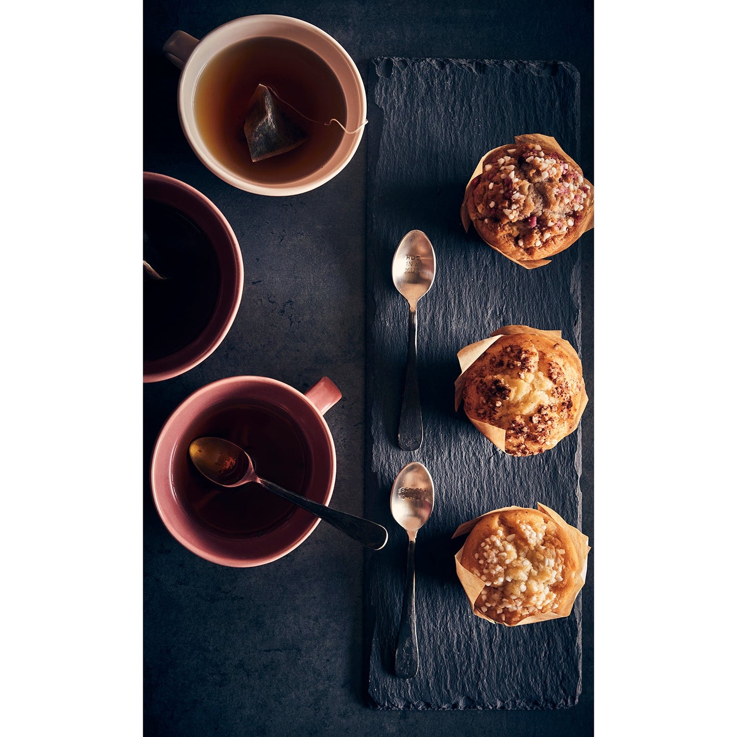 Cucharas de café ODIN color plata, set de 4.