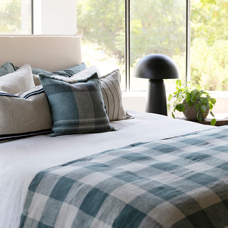 Funda Piecera Lino Palma Pigeon 85x200 cm