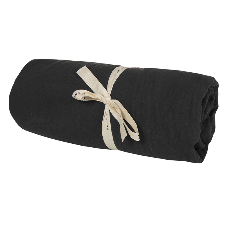 Sábana Bajera Algodón Percal Black