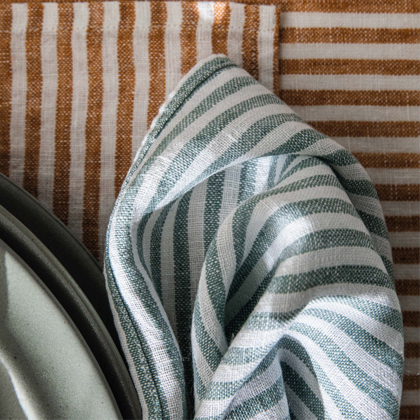 Servilleta Lino Vezzani Celadon