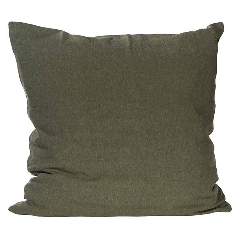Funda Lino Viti Kaki 65x65 cm