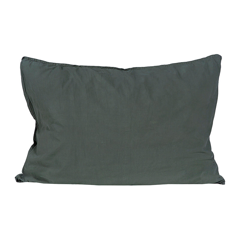 Funda Almohada Algodón Percal Petrol