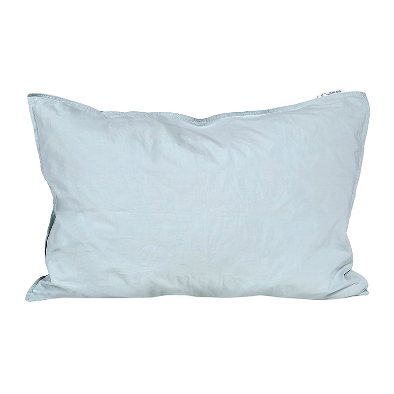 Funda Almohada Algodón Percal Sky blue