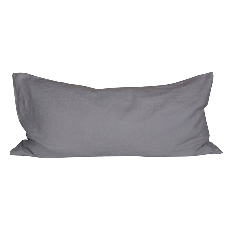 Funda Cojín Lino Humo 55x110 cm