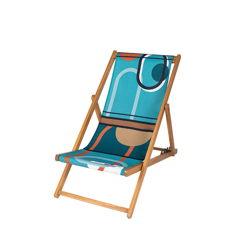 Silla Chilienne Natural con funda Nikki Bleu