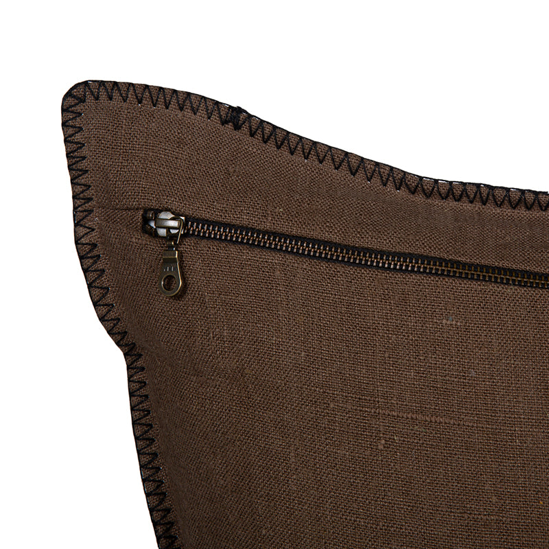 Funda Cojín Lino Mansa Brownie 40x60 cm