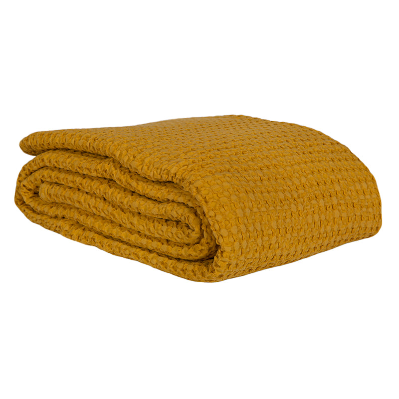 Cubrecama Tempo Color Safrán