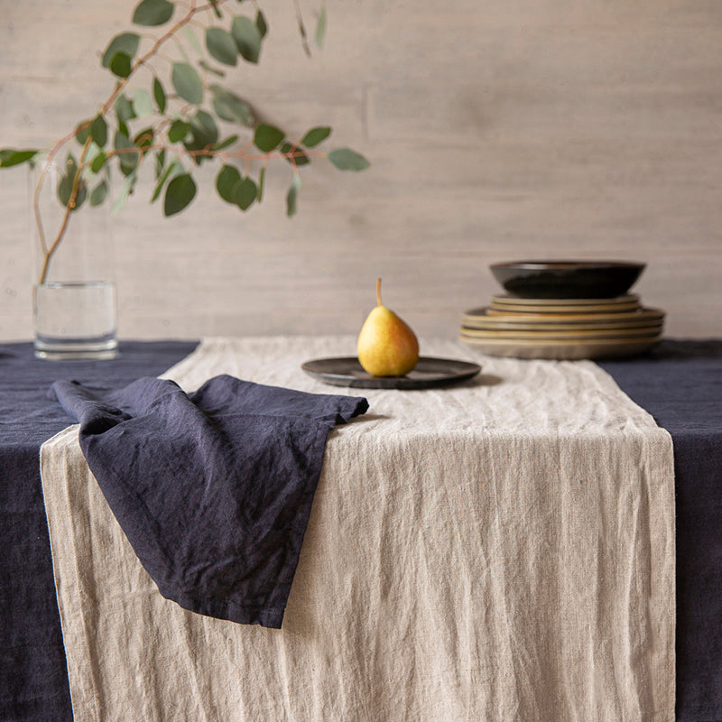 Camino de Mesa Lino Oslo Naturel