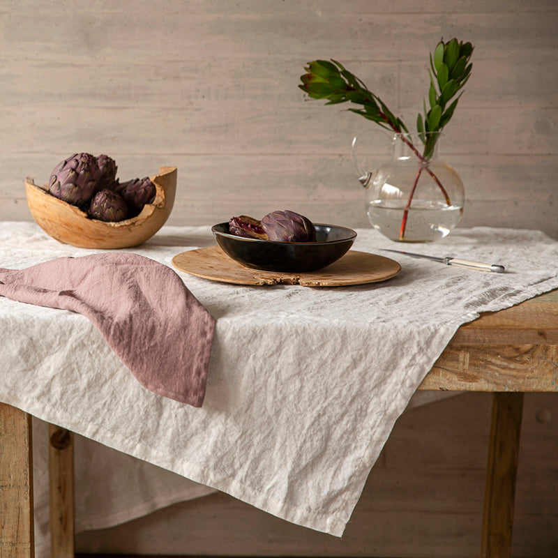 Mantel Lino Oslo Ivoire