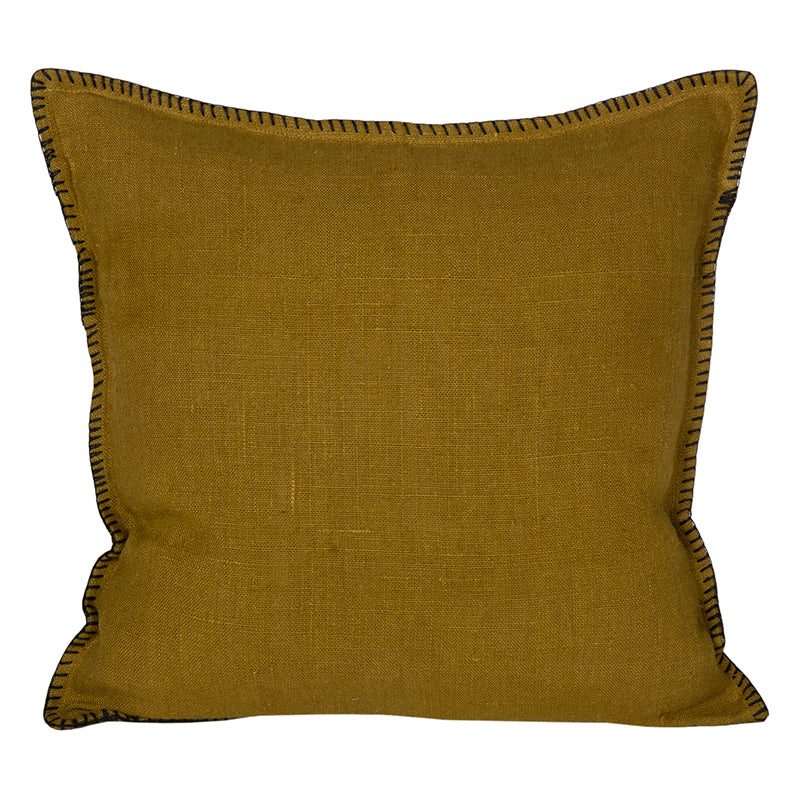 Funda Cojín Lino Mansa Bronze 45x45 cm