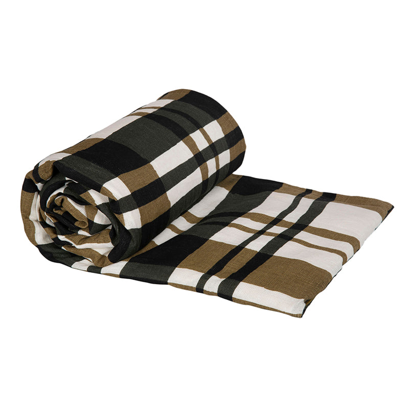 Funda Piecera Lino Cork Kaki 85x200 cm