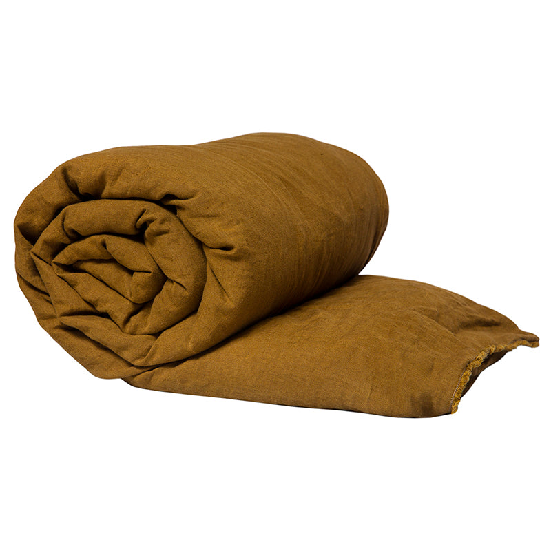 Funda Piecera Lino Viti Bronze 85x200 cm