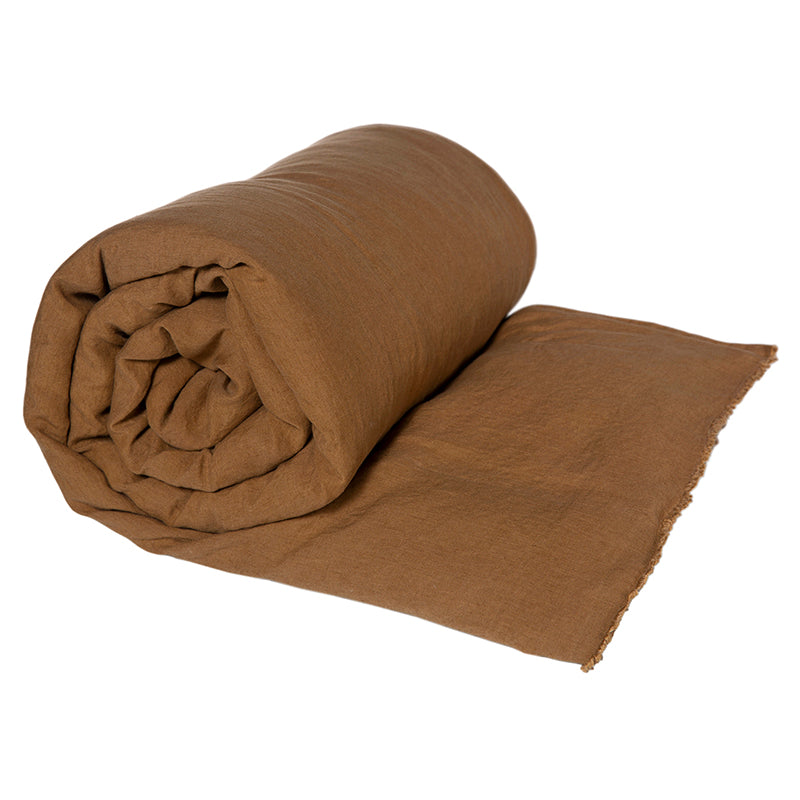 Funda Piecera Lino Viti Tabac 85x200 cm