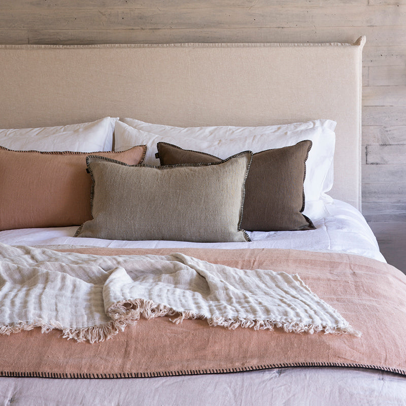 Respaldo de Cama Con Funda Viti Naturel