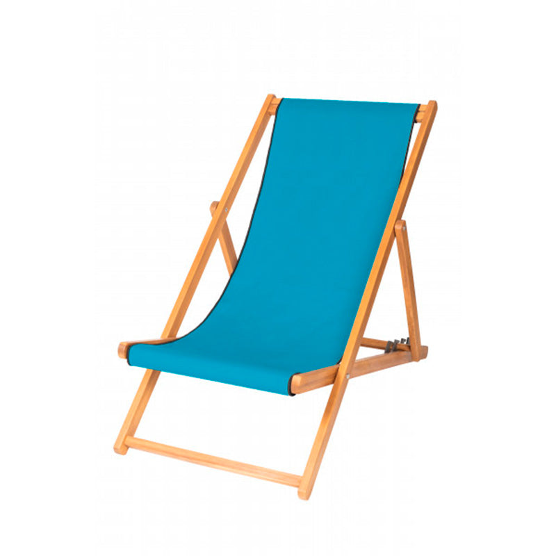 Silla Chilienne natural con funda Bimini Bleu de Prusse