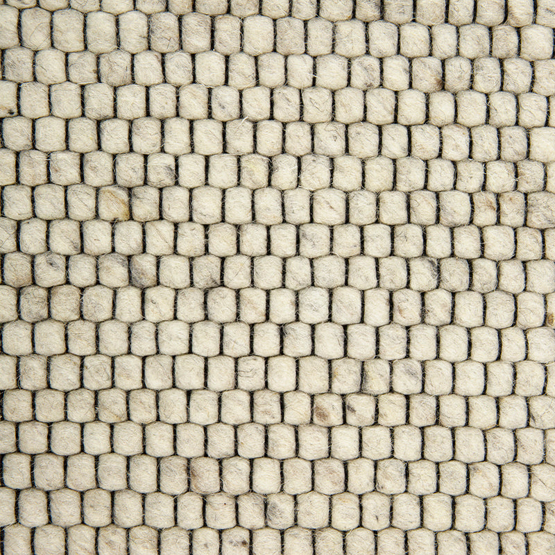 Alfombra Lana Visby Blanc Noir 0,8x1,4 m