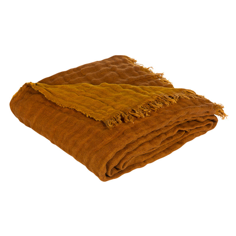 Manta Lino Baya Caramel / Chamois