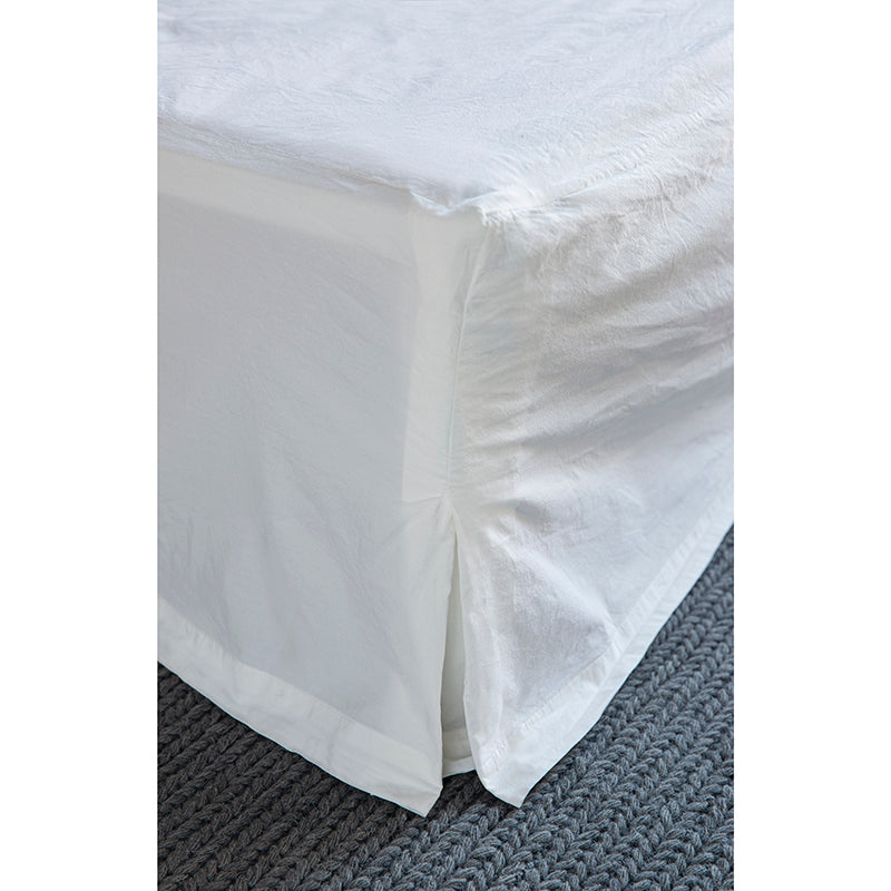 Faldón Algodón Percal Broken White