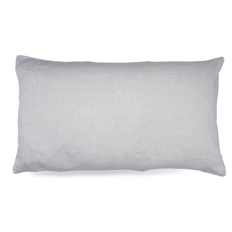 Funda de plumón Lino Gris con fundas de almohadas