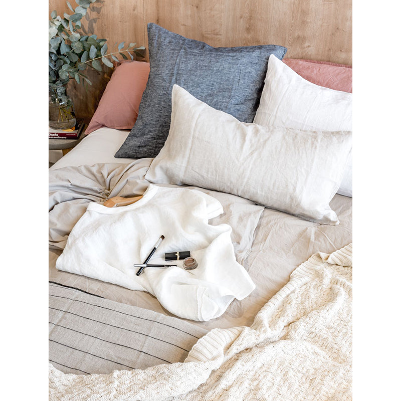 Funda Almohada Lino Natural