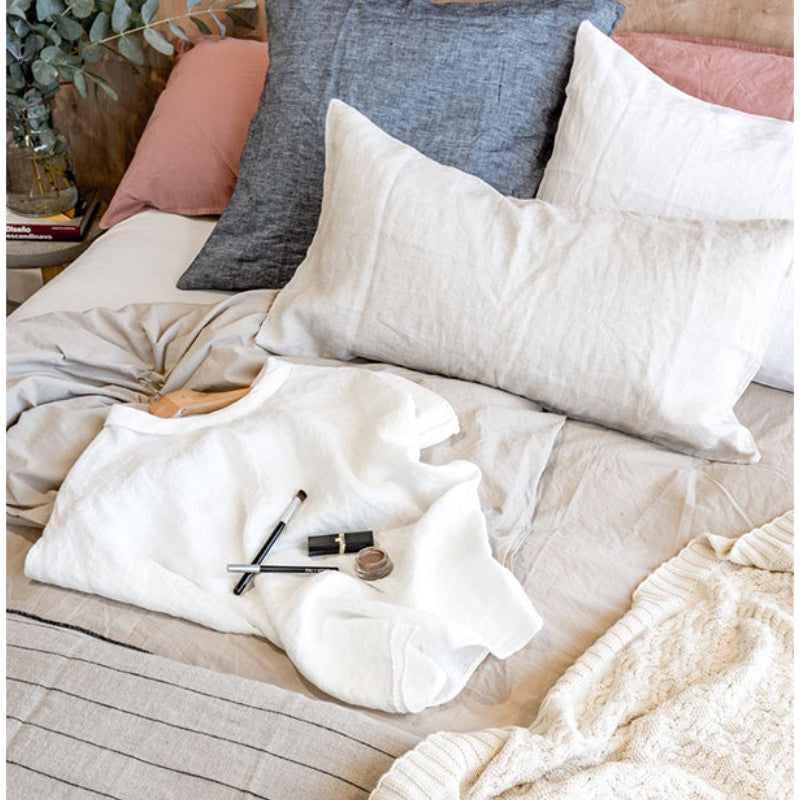 Funda Almohada Lino Natural