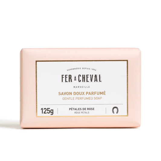 Fer a Cheval Jabón Aromático de Marsella 125 g Pétalos de Rosa