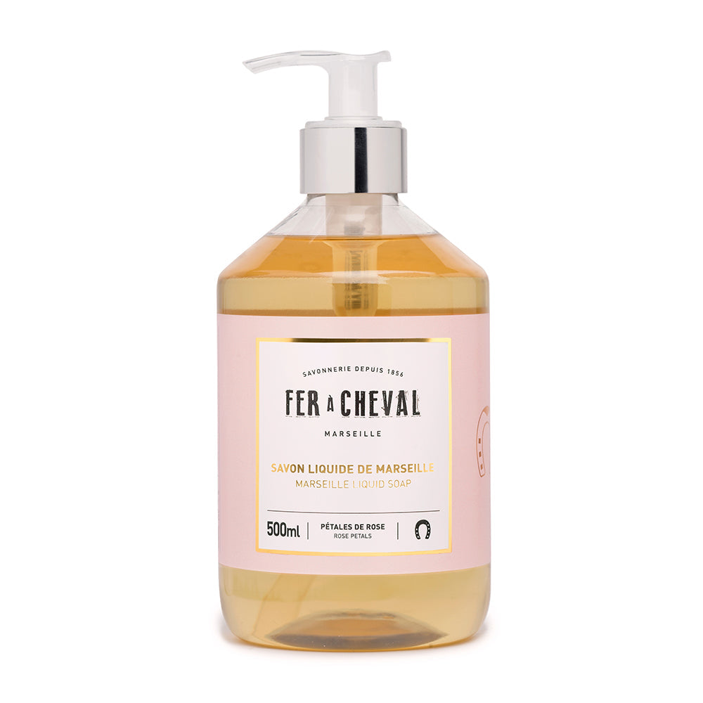 Fer a Cheval Jabón Líquido de Marsella Pétalos de Rosa 500 ml
