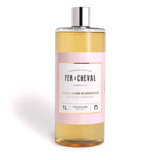 Fer a Cheval Jabón de Marsella Líquido 1 lt Pétalos de Rosa