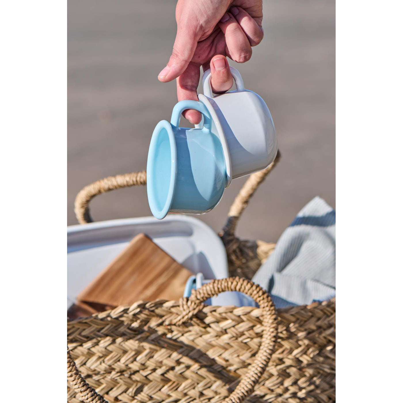 Tazón Esmaltado Blanco