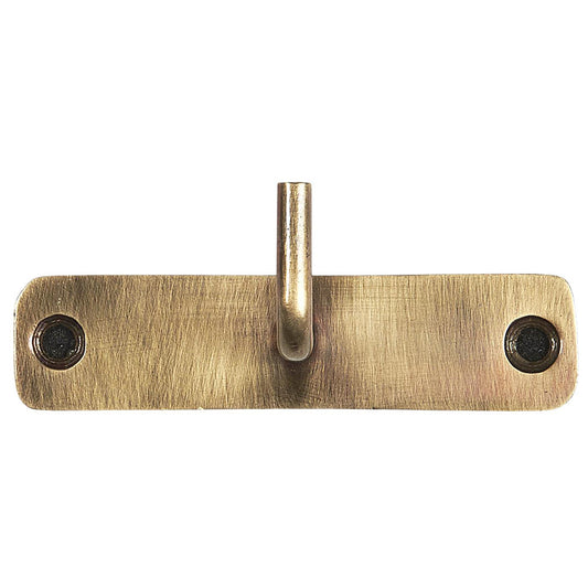 Colgador Single Latón Envejecido