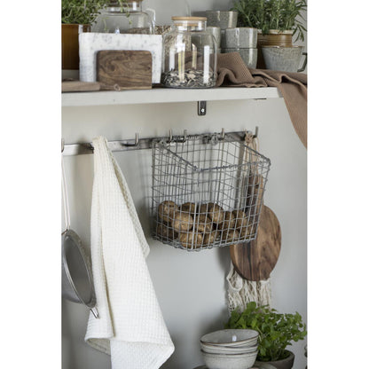 Colgador Triple Color Acero L: 30,5 cm