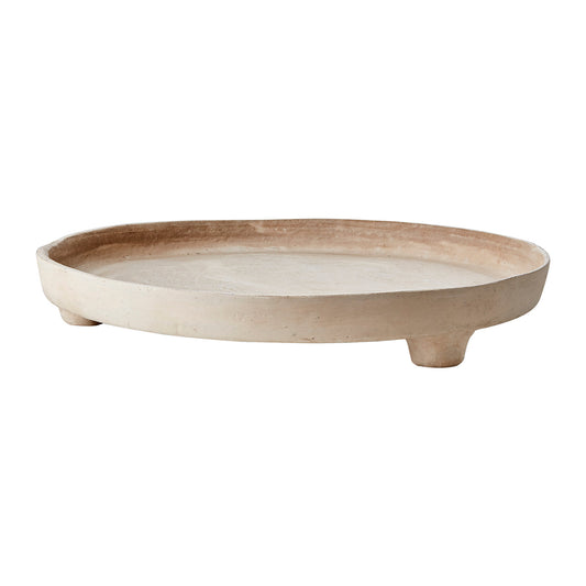 Bandeja ATHENA Redonda Ivory Ø47xH7 cm