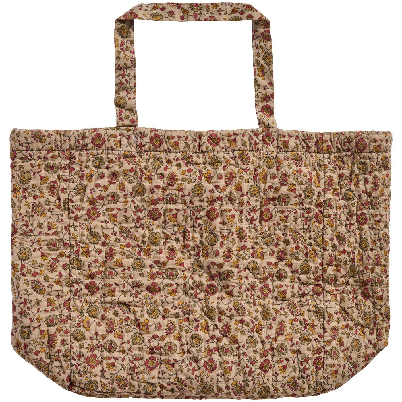 Bolso Acolchado Flores Otoñales